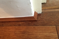Fitting of laminate floor quadrant aspect 2