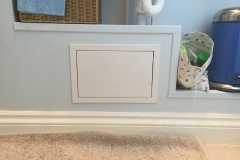 Service hatch installation
